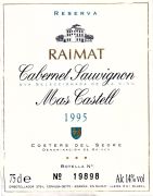 Costers del Segre_Raimat_Mas Castell 1995
